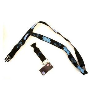CAROLINA PANTHERS Team Lanyard Keychain w/Clip